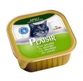 Plaisir Adult Somonlu Yetişkin Yaş Kedi Maması 100 gr