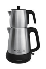 Tefal Tea Expert Çelik Demlikli 1650 W Çelik Gövdeli İnox Retro Çay Makinesi