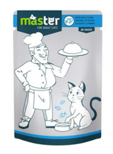 Master Pouch Balıklı Yetişkin Yaş Kedi Maması 80 gr