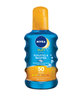 Nivea Sun Koruma & Ferahlık Renksiz 50 Faktör Normal Ciltler İçin Yağlı Suya Dayanıklı Güneş Kremi 200 ml