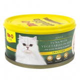 Me-O Delite Sebzeli Ton Balıklı Jöleli Yetişkin Yaş Kedi Maması 80 gr