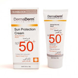 DermaDerm Renksiz 50+ Faktör Mineral Filtreli Yağlı Tüm Vücut ve Yüz Güneş Kremi 100 ml