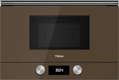 Teka ML 8220 BIS L LB Kahverengi 22 lt Izgaralı Dijital Ankastre Mikrodalga Fırın