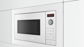 Bosch BFL623MW3 Beyaz 20 lt Dijital Dokunmatik Ankastre Mikrodalga Fırın