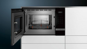 Siemens BE555LMS0 İnox 25 lt Izgaralı Dijital Dokunmatik Ankastre Mikrodalga Fırın