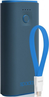 Spada P82 5200 mAh Micro USB Kablolu Powerbank Mavi