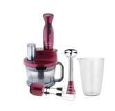 Karaca Pro Spiral Doğrayıcılı Rendeli Çırpıcılı 1000 W Mutfak Robotu Pembe