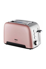 Fakir Rubra 2 Dilim Kırıntı Tepsili Telli Akıllı 980 W Rosegold Mini Ekmek Kızartma Makinesi