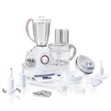 Arnica Prokit Plus Kompakt 444 Doğrayıcılı Rendeli Çırpıcılı 800 W Mutfak Robotu Rosegold