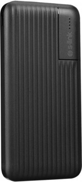 S-link G101 10000 mAh Hızlı Şarj USB & Type C Çoklu Kablolu Powerbank Siyah