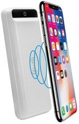 S-link Swapp 8000 mAh Hızlı Şarj Işıklı Lightning Çoklu Kablolu Powerbank Beyaz