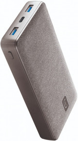 Cellularline Shade 20000 mAh Hızlı Şarj USB & Type C Çoklu Kablolu Powerbank