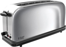 Russell Hobbs 23510-56 Victory Long 4 Dilim Kırıntı Tepsili Telli Akıllı 1600 W İnox Ekmek Kızartma Makinesi