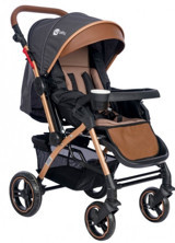 4 Baby AB-350 Active Çift Yönlü Katlanabilir 360 Derece Dönen Tam Yatar Kabin Tipi Puset Bebek Arabası Antrasit