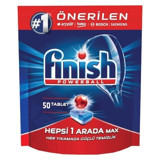 Finish Hepsi 1 Arada Max Tablet Bulaşık Makinesi Deterjanı 50 Adet