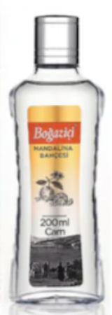 Boğaziçi Mandalina Bahçesi Mandalina Cam Şişe Kolonya 200 ml