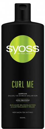 Syoss Curl Tüm Saçlar İçin Kıvırcık Saçlar İçin Kadın Şampuanı 500 ml