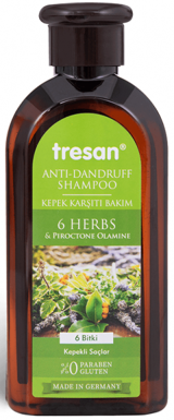 Tresan 6 Bitki Tüm Saçlar İçin Parabensiz Şampuan 300 ml