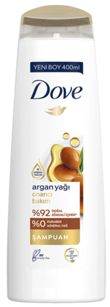 Dove Onarıcı Tüm Saçlar İçin Argan Yağlı Parabensiz Şampuan 400 ml
