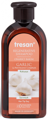 Tresan Hacim Veren Tüm Saçlar İçin Sarımsaklı Parabensiz Şampuan 300 ml