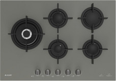Arçelik OCD T 752 DWKG Wok Gözlü Gri Cam 5 Gözlü Doğalgazlı Ankastre Ocak