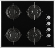 Arçelik OCD 608 YI Siyah Cam 4 Gözlü Doğalgazlı Ankastre Ocak