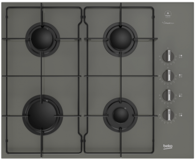 Beko BOCD D 6511 EKG Gri Cam 4 Gözlü Doğalgazlı Ankastre Ocak