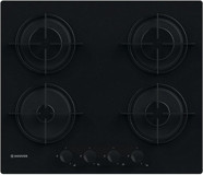 Hoover HVW6MBB Siyah Cam 4 Gözlü Doğalgazlı Ankastre Ocak