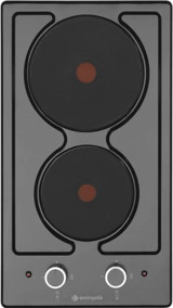 Eminçelik 41242 Emaye 2 Gözlü Elektrikli Ankastre Inox Ocak