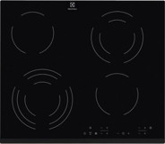 Electrolux EHF6343FOK Siyah Cam 4 Gözlü Dokunmatik Elektrikli Ankastre Ocak