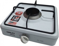 Eskay Ac-100 Emaye 1 Gözlü Doğalgazlı Set Üstü Beyaz Ocak