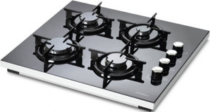 Luxell LX-40TS-HDF Siyah Cam 4 Gözlü Doğalgazlı Set Üstü Ocak