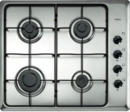 Teka HLX 60 4G AI AL Paslanmaz Çelik 4 Gözlü Doğalgazlı Ankastre Inox Ocak