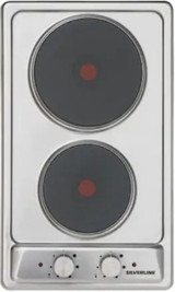 Silverline AS5255 Metal 2 Gözlü Elektrikli Ankastre Inox Ocak