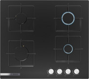 Bosch PNP6C6O12O Siyah Cam 4 Gözlü Doğalgazlı Ankastre Ocak