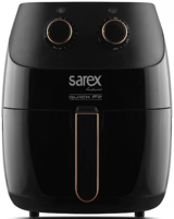 Sarex Quick Fit SR-7010 Airfryer 5.5 lt Tek Hazneli Yağsız Sıcak Hava Fritözü Beyaz