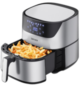Goldmaster Chefcook GM-7492 Airfryer 6.4 lt Tek Hazneli Yağsız Sıcak Hava Fritözü Gümüş