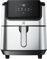 Electrolux Explore 6 (E6AF1-6ST) Airfryer 5.4 lt Tek Hazneli Izgara Yapan Led Ekranlı Yağsız Sıcak Hava Fritözü Inox