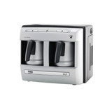 Beko Keyf BKK 2113 P Tek Hazneli Otomatik 1000 ml Su Hazneli Gri Türk Kahvesi Makinesi