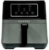 Luxell Fastfryer LXAF-01 Airfryer 7.5 lt Tek Hazneli Izgara Yapan Yağsız Sıcak Hava Fritözü Gri