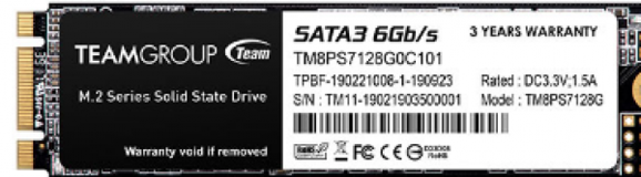 Team Group MS30 M.2 2280 TM8PS7128G0C101 M2 128 GB m2 2280 SSD