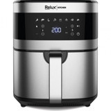 Relux RAF6500 Airfryer 6.5 lt Tek Hazneli Led Ekranlı Yağsız Sıcak Hava Fritözü Gümüş