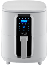 Yui Maxifry M30 Airfryer 6.5 lt Tek Hazneli Led Ekranlı Sıcak Hava Fritözü Beyaz
