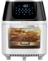 Yasomi XXL Y88 Airfryer 8 lt Tek Hazneli Izgara Yapan Yağsız Sıcak Hava Fritözü Beyaz