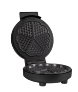 Goldmaster IN-6414 Çiçek Tekli Tek Yönlü 1000 W Siyah Waffle Makinesi