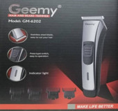 Geemy GM-6202 Saç Sakal ve Ense 4 Başlıklı Kablosuz Gri Tıraş Makinesi