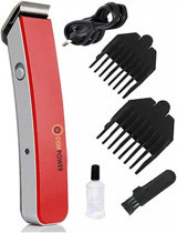 Dempower DP-02 Saç Sakal ve Ense Çift Başlıklı Çok Amaçlı Kablosuz Kırmızı Tıraş Makinesi