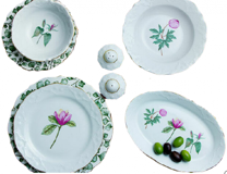 Porland Flower 34 Parça 6 Kişilik Desenli Porselen Yuvarlak Yemek Takımı