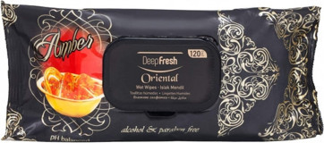 Deep Fresh Oriental Amber Kokulu Antibakteriyel 120 Yaprak Islak Mendil