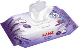 Kanz Lavanta Antibakteriyel 90 Yaprak Islak Mendil